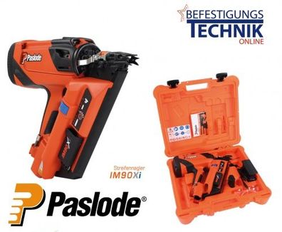 Paslode Impulse Gasnagler IM90Xi 50-90mm für 34° Streifennägel Impulse Pack