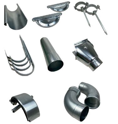 Dachrinnenset Titanzink Komplettset 4 m - 16 m 6tlg/333 7tlg/280 8tlg/250
