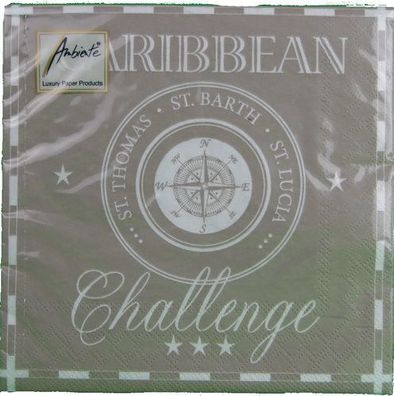 Servietten Caribbean Challenge Motiv