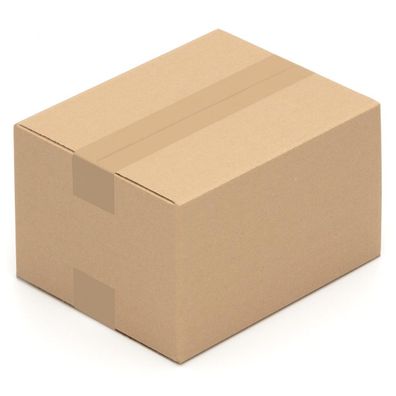 150 x Faltkartons 250x200x150 - Karton braun 1 wellig - - Versandkartons"