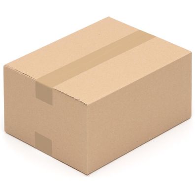 50 stk 320 x 250 x 160 mm Versand Falt Kartons Verpackungen Schachtel 1-wellig"