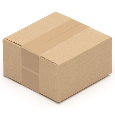 75 Faltkartons 150 x 150 x 80 mm Versand Karton Faltschachteln DHL Hermes"