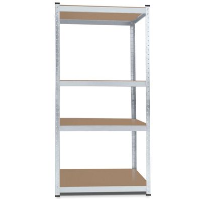 Lagerregal 160 x 80 x 40 cm Traglast 320 kg Regal Schwerlastregal Steckregal verzink