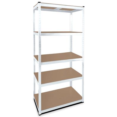 Lagerregal 180 x 90 x 60 cm Traglast 875 kg Regal Schwerlastregal Steckregal verzink
