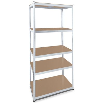 Lagerregal 200 x 100 x 50 cm Traglast 875 kg Regal Schwerlastregal Steckregal verzin
