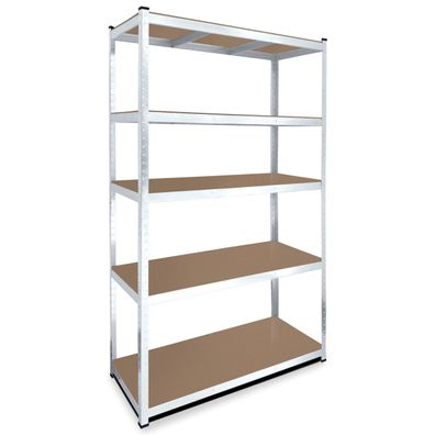 Lagerregal 200 x 90 x 60 cm Traglast 875 kg Regal Schwerlastregal Steckregal verzink