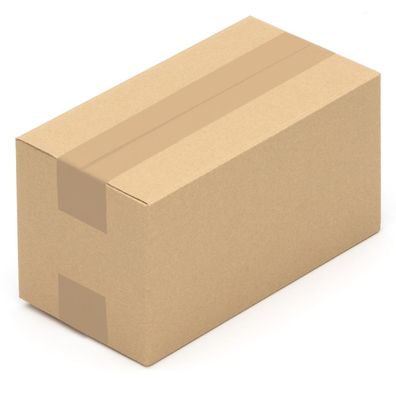 25 Faltkarton Päckchen Verpackungskiste 240 x 130 x 130"