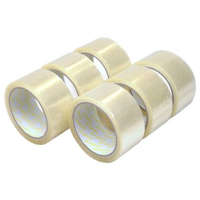 6 Rollen Packband Klebeband Transparent Laut PP Paketband 48 mm x 66 m"