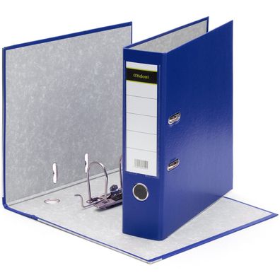 480 x Ordner A4 8 cm PP Kunststoff Blau Aktenordner Briefordner Breit 80 mm"