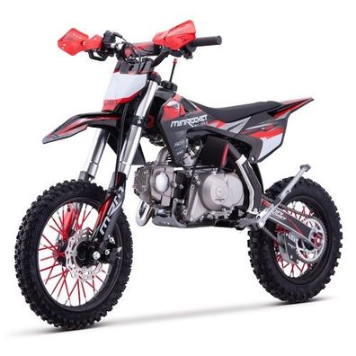 DirtBike Dirt Bike PitBike Motocross Dorado MiniPit DK125 4T 14/12 4G manuell