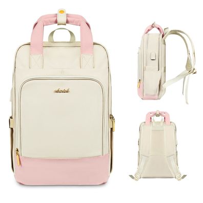 Damen Rucksack, Kleiner Wasserdichter City Rucksack Handtasche 2 in 1, Mini Tasche Ru
