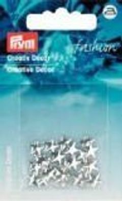 22 Stück "Decor Sterne" - 8mm - aufbügelbar