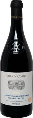 Villa di Corlo Lambrusco Grasparossa Castelvetro DOC Amabile 2024 0.75 L Flasche