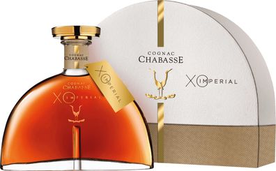 Cognac Chabasse XO Imperial in Geschenkverpackung Halbmond Box NV 0.7 L Flasche