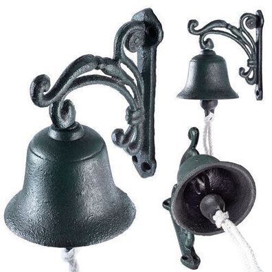 KADAX Türklingel aus Gusseisen, dekorative Dekoglocke, Retro-Glocke