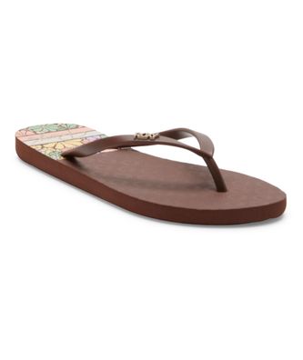 ROXY Women Flip Flop Viva Printed brown - Größe US/EU: 6/36