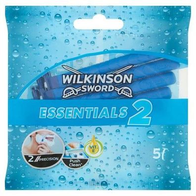 Wilkinson Men Sword Essentials 2 Einwegrasierer - 5 Stück im Paket