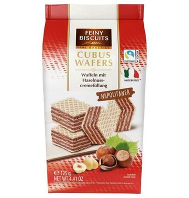 Feiny Napolitaner Waffeln mit Haselnusscreme - 125 g