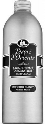 Tesori d'Oriente Weißer Moos Badegel 500 ml - Italienische Badeerfahrung