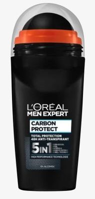 L'Oreal Men Expert Carbon Protect 5 in 1 Roll-on, 50 ml