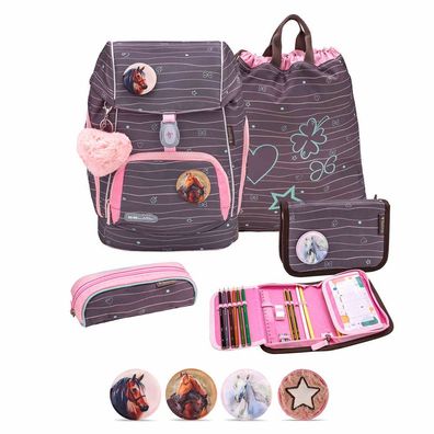 Belmil Comfy Plus Premium Schulranzen Set 5-teilig "Mint"