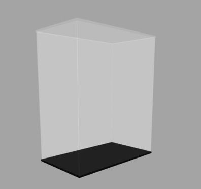 Acryl Vitrine für LEGO® Fortnite Vorratslama 77071 T/B/H 140x240x290 mm