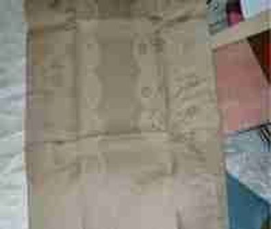 Mitteldecke Enchanted Places - Farbe: beige - mit Aidafeldern zum Besticken