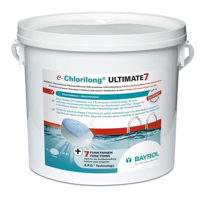 Bayrol Poolwasserdesinfektion Chlorilong Ultimate 7 300 g Tabletten 4,8 kg