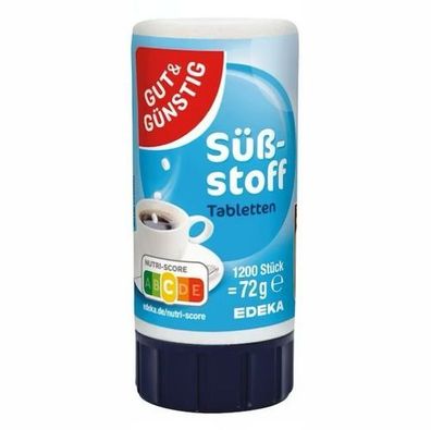 G&G Süßstofftabletten - 1200 Stück - Tafelsüße