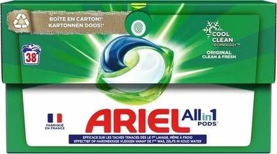 Ariel Original All-in-1 Waschmittelkapseln, 38 Stück
