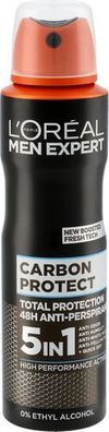 L'Oréal Men Expert Carbon Protect 5-in-1 Antitranspirant Spray 150 ml für Mann