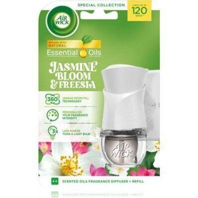 Air Wick Elektrischer Raumduftset mit Jasminblüte & Freesie