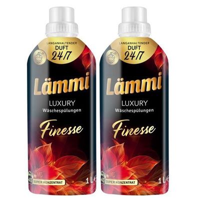 Lämmi Luxury Finesse Super Konzentrat für Waschmittelspülung, 2x40 Wäschen