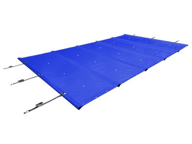 Poolplane aus LKW-Plane (680g/ m²) - Sicherheitsabdeckung, Poolabdeckung, Komplettset