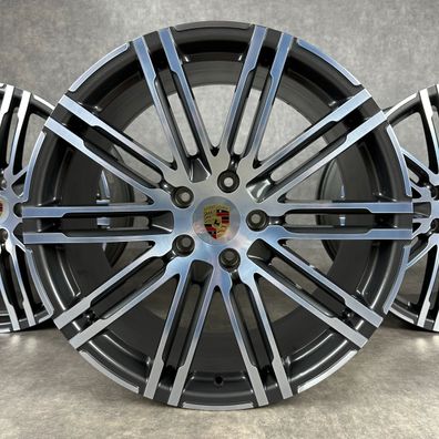 Original Porsche Cayenne E2 958 21" 911 Turbo III Felgen 10J ET 50 S GTS 92A