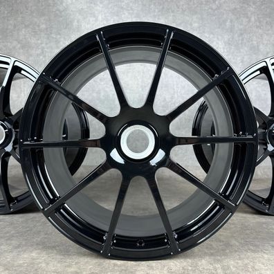 Porsche 918 Spyder 20"/ 21" Original Martini Racing Felgen 9,5J+12,5J Schwarz