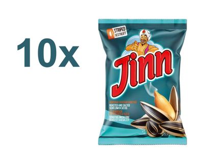 Sonnenblumenkerne Jinn 10 x 300 g Striped Salt geröstet und gesalzt ungeschält