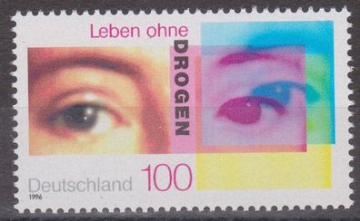 BRD 1996 postfrisch Michel-Nr. 1882 Kampagne gegen Drogenmissbrauch