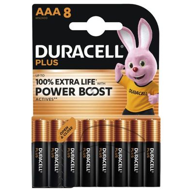Duracell Plus AAA Batterien – 8er Blister