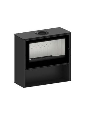 Kaminofen Hitze LUPO L 11 kW Freistehender Kamin Ofen Holzofen Kamin Freistehend