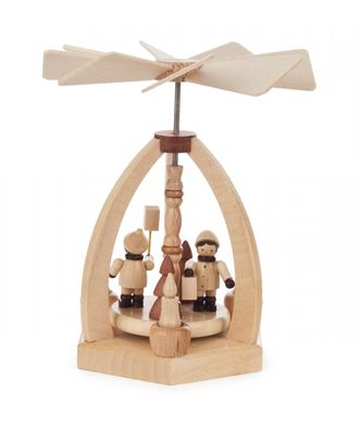 Wärmespiel Laternenkinder BxHxT 9,5x11x9,5cm NEU Minipyramide Heiz