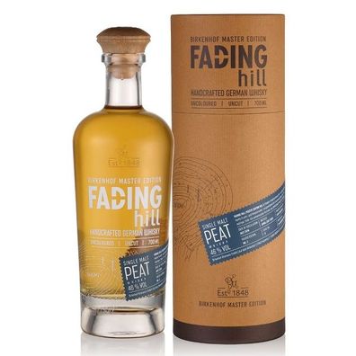 Birkenhof Brennerei Fading Hill Single Malt PEAT Whisky, 46% Vol. 0,7 l
