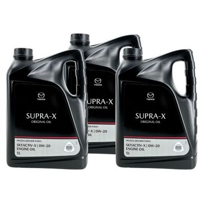 Mazda Original Oil SUPRA X 0W-20 3x5 Liter