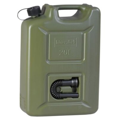 Hünersdorff Benzinkanister PROFI 3x 20 Liter olivgrün 802000 made in Germany