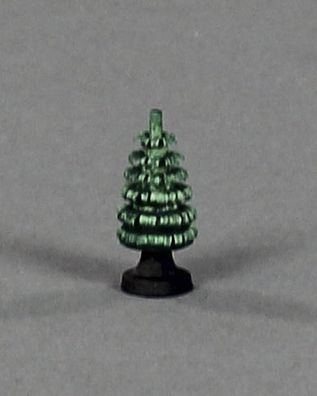 Tischdekoration Ringelbaum mit Stamm grün BxHxT 10x20x10mm NEU Holzbaum Dekobaum