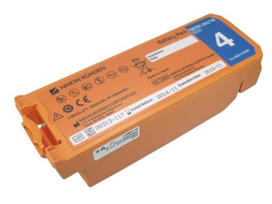 Original Nihon Kohden Lithiumbatterie für Defibrillator Cardiolife AED2100
