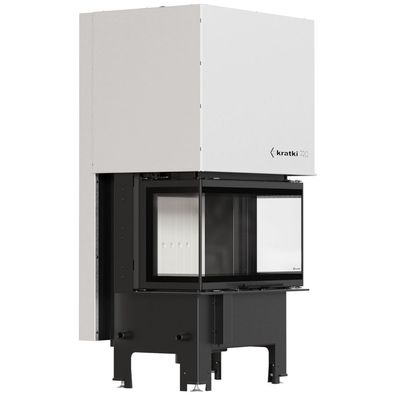 Kamineinsatz KRATKI REGNOR 680/280 6 kW Ø 160 3 seiten glas