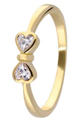 GLIZZ Schmuck Damenring mit Schleife Gold 333 / 8K GL8556
