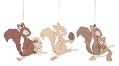 Baumbehang Eichhörnchen (6) Höhe 7cm NEU Weihnachtsbaumschmuck Christbaumschmuck
