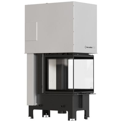 Kamineinsatz KRATKI REGNOR 500/500 7 kW Ø 200 3 seiten glas